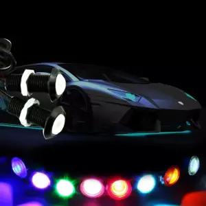 자동차 LED 라이트 이글아이 데이라이트 시큐리티 안개등 후진등/초박형-18mm