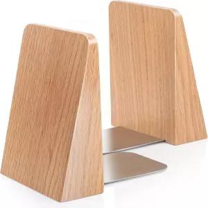 DRELIFAM 레드 오크 책 무거운 보관할 수 있는 선반 장식용 핸드메이드 끝 스몰