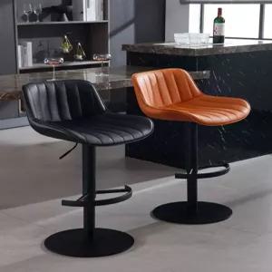 지휘자의자 바스툴 다용도 홈 호텔 조절 솔리드 가죽 회전체어