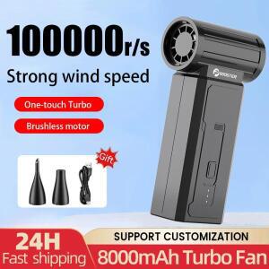 부스터 JetFan W01 전원 공기 송풍기 휴대용 무선 컴퓨터 키보드 클리너 100000 RPM 브러시리스 강력한 터