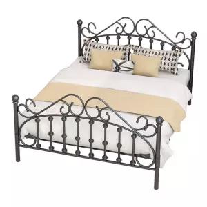 클래식 철제 침대 엔틱 인테리어 프레임 퀸 북유럽