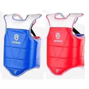 태권도 퀵복싱 양면 가슴 몸통 보호대