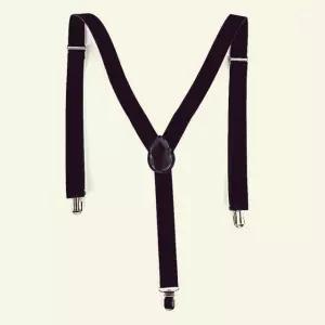 Y 끈 서스펜더 검정 정장멜빵 NWFFYSAA