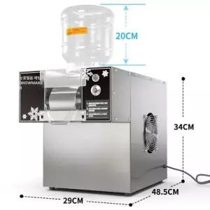 실타래빙수기계 카페 빙삭기 얼음 60 풍냉 눈꽃 얼음기 풍냉 통관수 연결