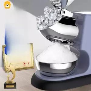 가정용슬러시기계 눈꽃빙수기계 빙삭기 팥빙수 실버 더블 블레이드 기본 모델+두께