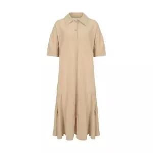 [ 하프 한정 수량 ] [오조크(OZOC)] 포켓 티어드 롱 원피스 (택가격: 199000원) 570109