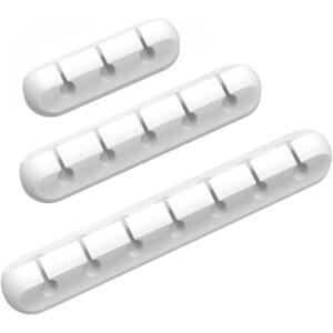 실리콘 USB 케이블 정리기 충전 정리 홀더 클립 이어폰 액세서리용 관리 데스크탑 와인더 마우스