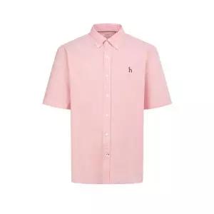 매장정품 HAZZYS 헤지스 [26SS] 오렌지 스트라이프 반팔캐주얼셔츠 (HZSH6B521O2A) 1253501