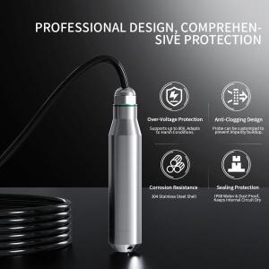 RS485 모드버스 수중 레벨 트랜스미터 4-20mA/0-10V 듀얼 PLC DCS 제어 시스템 0-5m 4-20mA 수위 센서