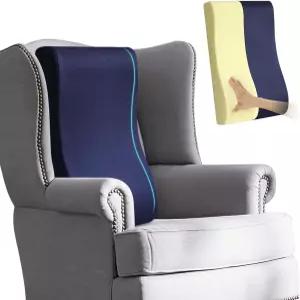 리클라이너 소파 글라이더 의자용 하바고 2in1 넥 베개 요추 지지 고탄성 폼 인체공학적 등받이 지지대