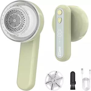 COPPA 보풀 제거기 LR01 퍼즈 제거 USBC 충전식 6날 및 3단 모드 차단 보호 휴대용 의류 가구 커튼용