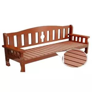 통원목쇼파 로비 쇼파 노인정 긴 나무 쇼파 등받이 원목 무도장 길이 120 58 85