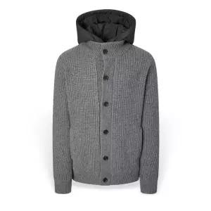 매장정품 HAZZYS 헤지스 남성 탈착후드 울 집업니트 HZSW5D601CG 1273982