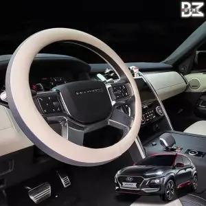 코나EV 핸들커버 가죽 차량덮개