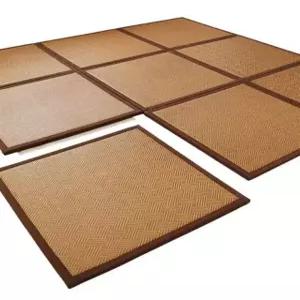 다다미매트 돗자리 여름 매트 대자리 연한 보라색 두꺼움 60x60cmx6개