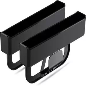 Fyrelly 2 팩 카시트 갭 필러 도구 없는 설치 대용량 정리함 휴대폰/키 낙하 방지 대부분의 자동차 SUV 및