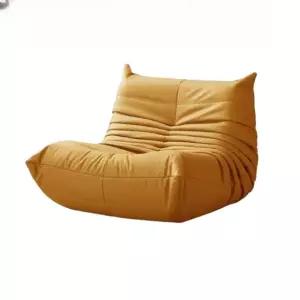 토고소파 1인용 원룸 거실 빈백 쇼파 카페 1. 애벌레 소파 맥문동 노랑 삼방