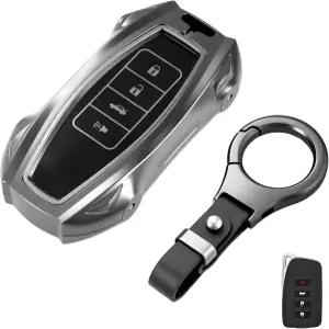 키체인 아연 합금 금속 키포브 케이스가 있는 렉서스 헤비 커버용 Zeunar RX ES LS GS NX RS GX LX