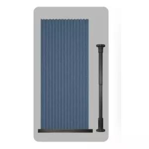 무타공가벽 접이식 커튼 투명 1. 자석 고급 회색 A 적용 75-95 100x높이 180cm