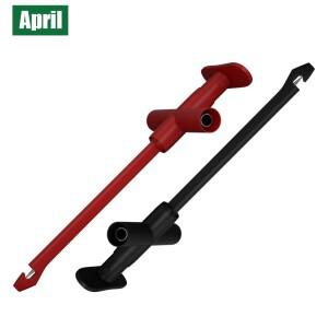 후크 클립 절연 비파괴 펑크 프로브 4mm 바나나 커넥터와 호환되는 내장 스프링