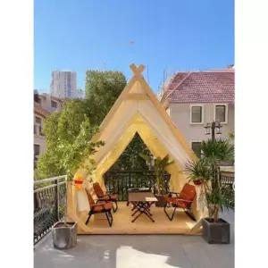 체류형 농막 감성 천막 오두막 대형 하우스 삼각 텐트 2x2m 두꺼움