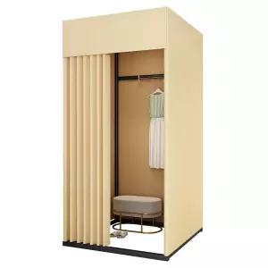 스탠드형 피팅룸 간이 이동식 가림막 옷가게 탈의실 병원 코너형
