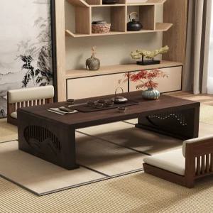 일본식 테이블 다다미 접이식 원목 좌식 낮은 찻상 다도 전통 인테리어