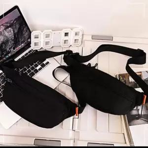 블랙 조깅 힙색 가방 런닝 핸드폰 크로스 여행 OWFEA19F