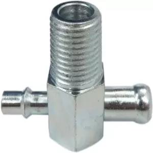 2025 업그레이드된 흡기 매니폴드 진공 T 피팅 3/8 NPT 스레드 1/4 및 니플 스틸 ZINC SBC BBC 쉐보레 G*MC