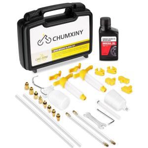 테크트로 TRP 유압 디스크 브레이크용 첨시니 자전거 포함되어 커넥터 150ML 키트에는 블리드 액이 키트 브레이크 오일 미네랄 황동