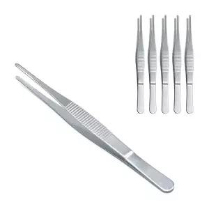 스텐 핀셋 미용족집게 10개입 일자형 미용