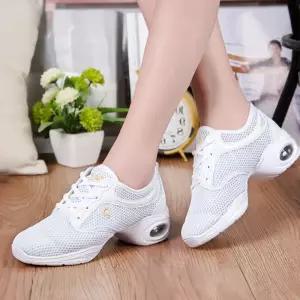 댄스화 메쉬통풍댄스화 에어로빅 줌바 발편한 미들굽