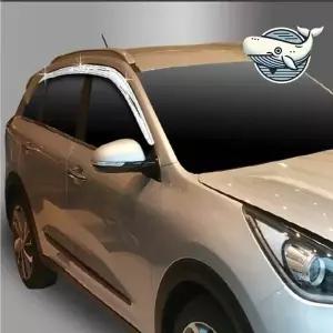 니로 차량용 크롬 장식 도어바이저 6개