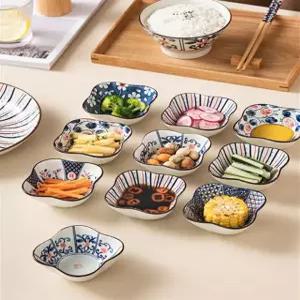 일식 그릇 접시 과일 격자 트레이 일본 반찬 9구 사각 나무 1. 나눔 9구 플래터 소형