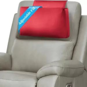 리클라이너 헤드레스트 베개 조절 가능한 편안한 목 및 머리 지지 이완을 위한 부드러운 벨벳 논슬립 소파