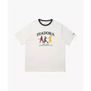 매장정품 diadora 디아도라 Diadora 테니스 스윙 링거 반팔 티셔츠 OFF WHITE D5121LRS21OWH 1242863