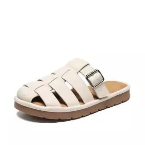 빈티지 여사친 돈코 슬리퍼 신발 슈즈 스트랩 아웃사이즈어 샌들 경우 패션 플랫 KS5