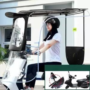 오토바이 전동차 캐노피 어닝 레인 스쿠터 블랙 커버 지붕