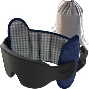 사리선 여행용 베개 장거리 비행을 위한 비행기 업그레이드 360 지지대 헤드레스트 수면을 목 마스크 소형