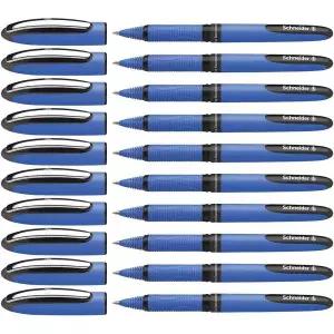 Schneider 원 하이브리드 C 롤러볼 펜 0.5mm 10개 블랙 잉크 175426