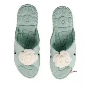 가벼운 슬리퍼 실내화 지압 플라워 민트 거실화cde579