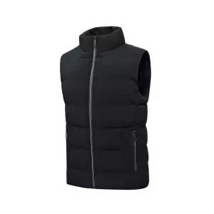 데일리 모던 하이넥 패딩조끼 빅사이즈 남여공용 조끼 mpw8+4OAu