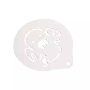 커피아트 라떼아트틀 스텐실 모양 아이러브유 카푸치노