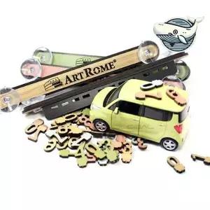 모던스타일 3D 우드 주차번호판 세련된 디자인