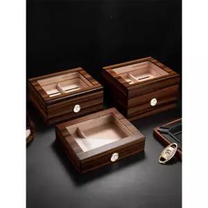 시가 케이스 삼나무 보관함 수납 고급 박스 상자 커터
