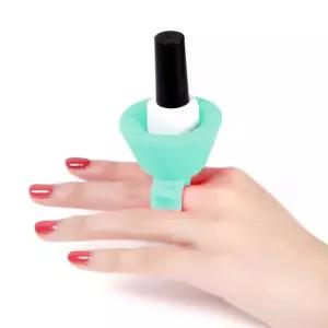 민트 셀프네일 홀더 매니큐어고정 매니큐어