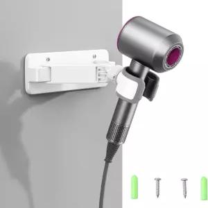 욕실용 블리스푸휴 월 마운트 헤어 드라이어 360 회전 볼 헤드가 있는 조절 가능한 핸즈프리 스탠드 모든