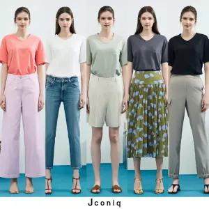 J CONIQ 제이코닉 오가닉코튼 여성 티셔츠 5종