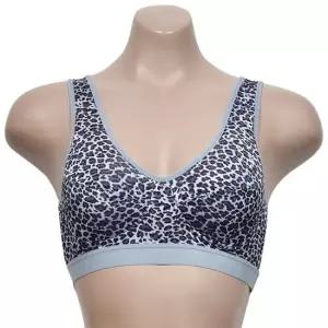 미코디) 인견 원단 여성 레오파드 스포츠 브라 스타킹 여성내의 팬츠 팬티스타킹 덧신