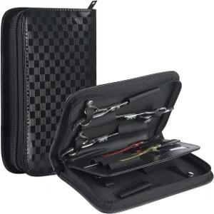 미용사용 대형 헤어 스타일리스트 가위 홀더 파우치 케이스 살롱 도구 홀스터 백 퓨 가죽